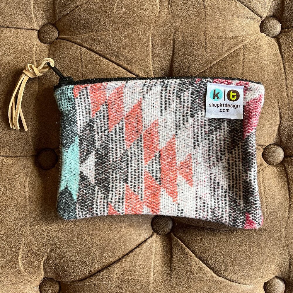 Handcrafted Zipper Pouch KT Design